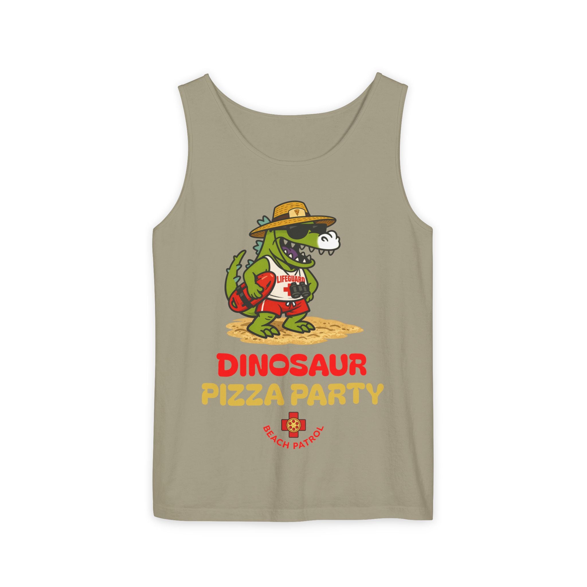 Dinosaur Pizza Party Beach Patrol Tank