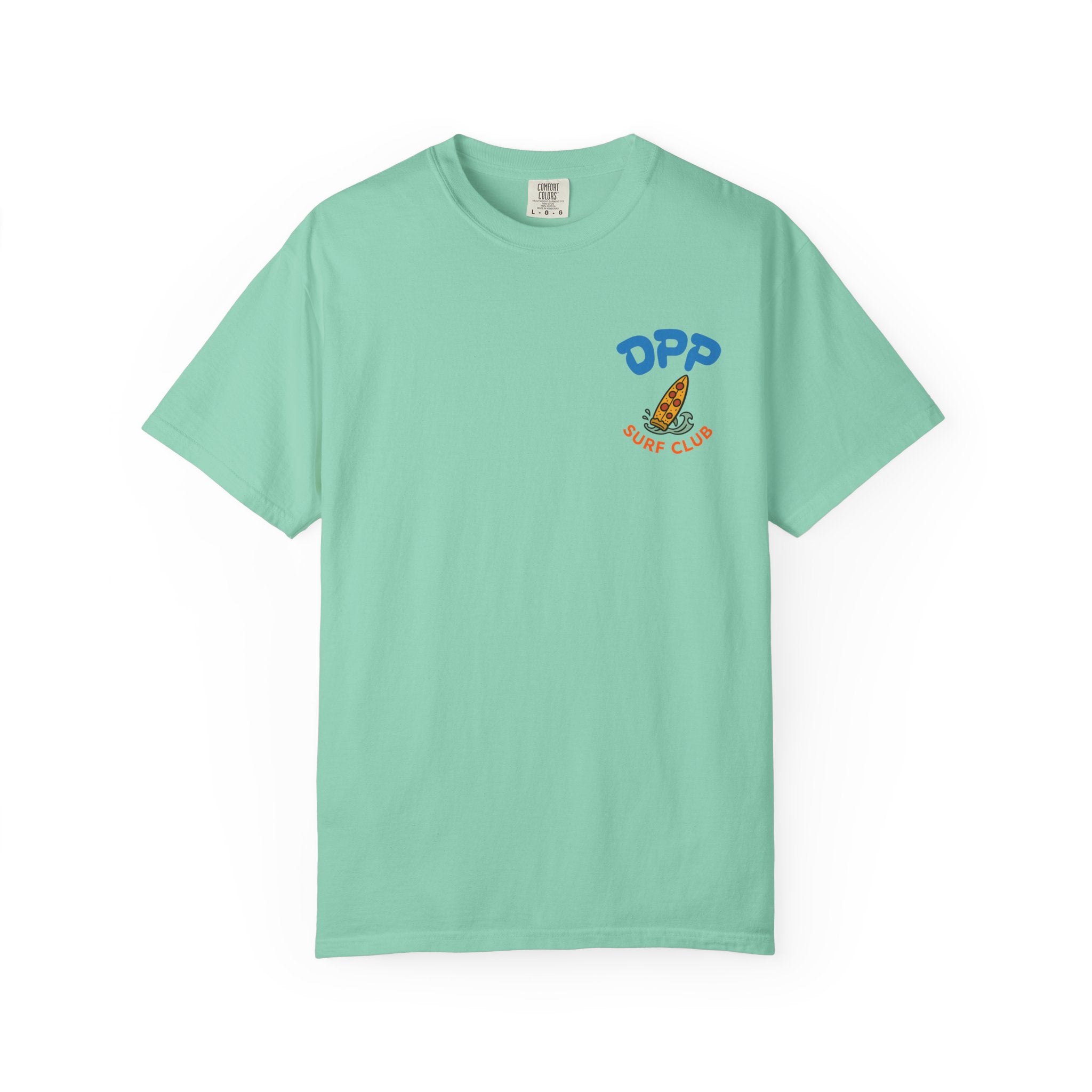Dinosaur Pizza Party Surf Club Shirt