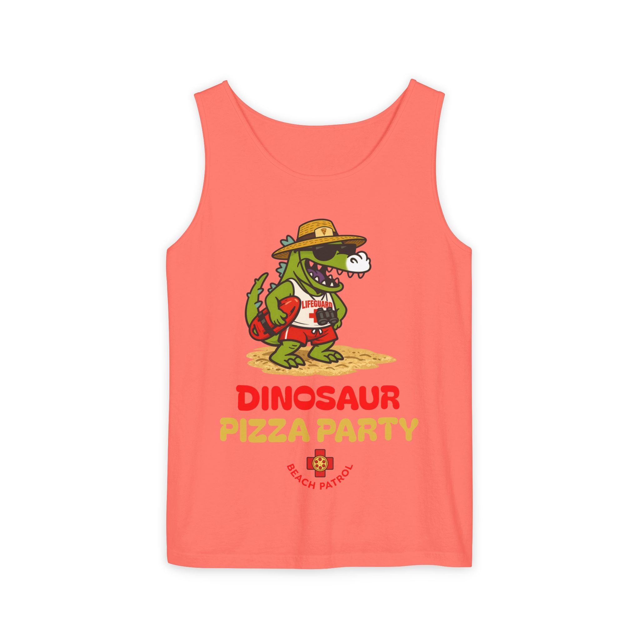 Dinosaur Pizza Party Beach Patrol Tank