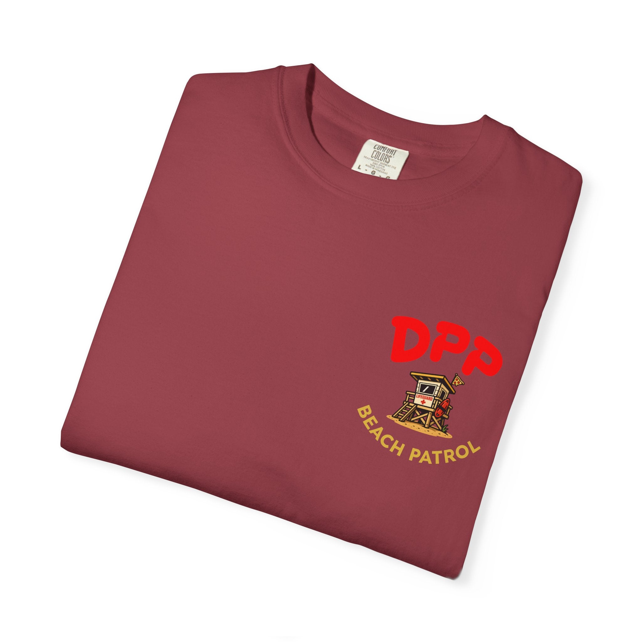 Dinosaur Pizza Party Beach Patrol Shirt