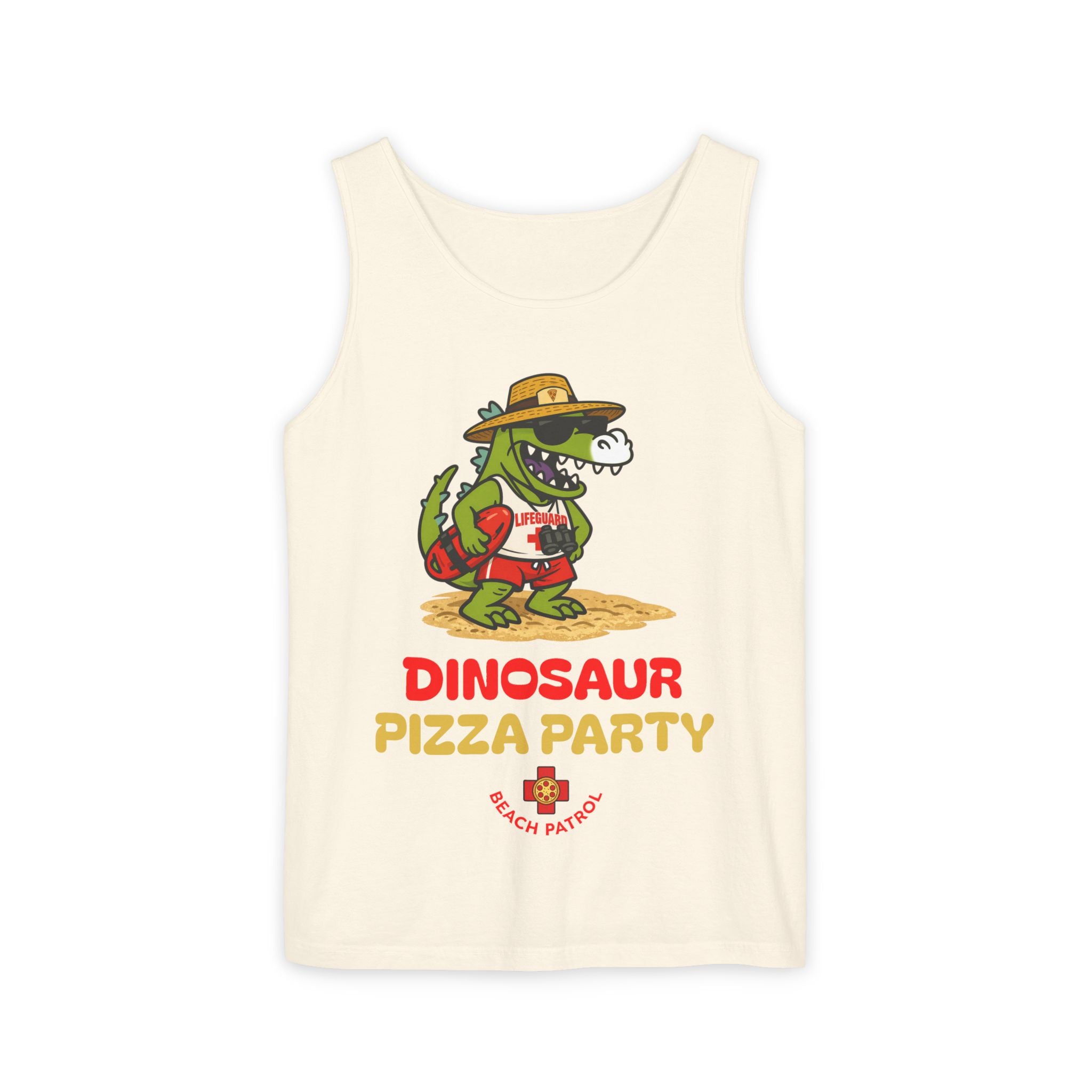 Dinosaur Pizza Party Beach Patrol Tank