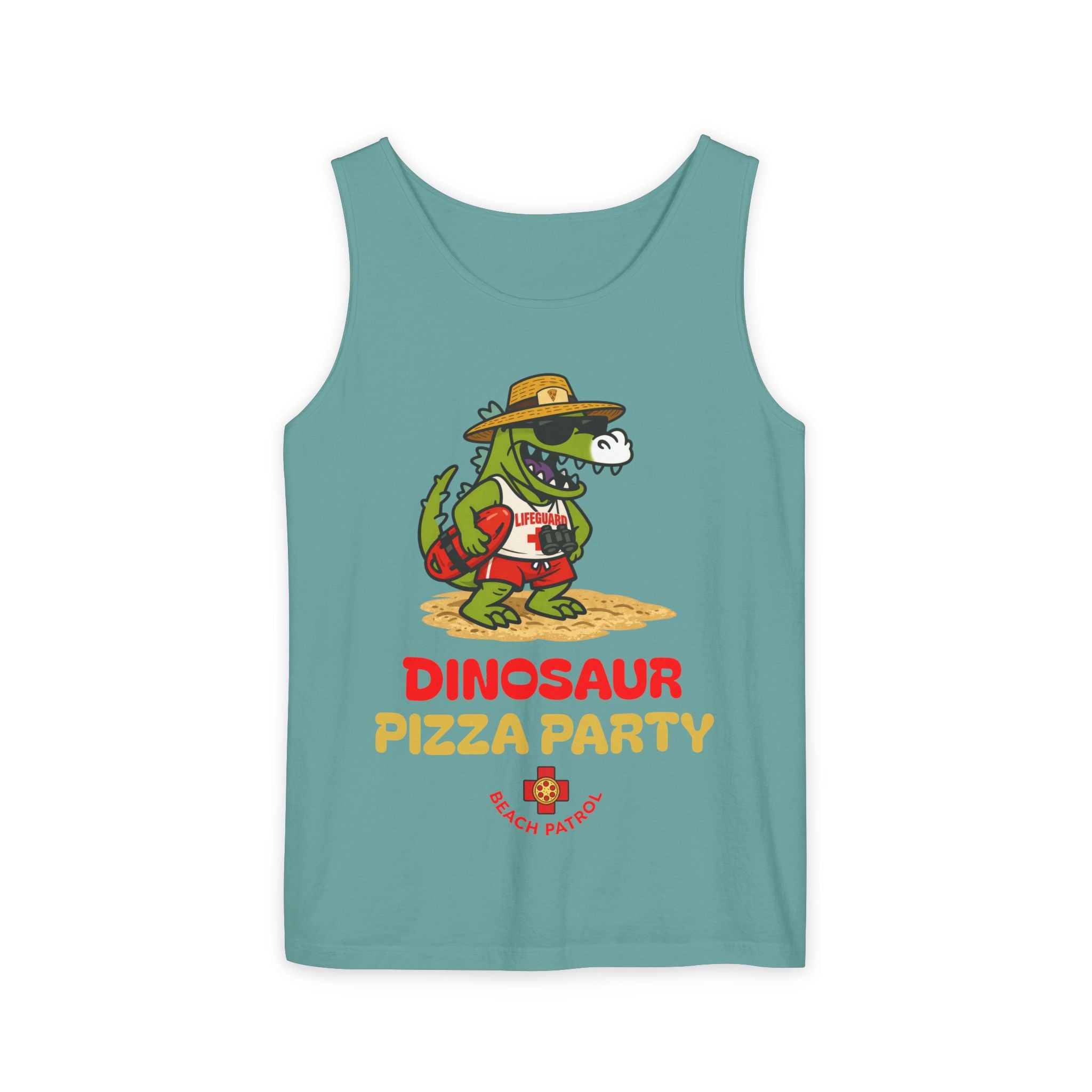 Dinosaur Pizza Party Beach Patrol Tank
