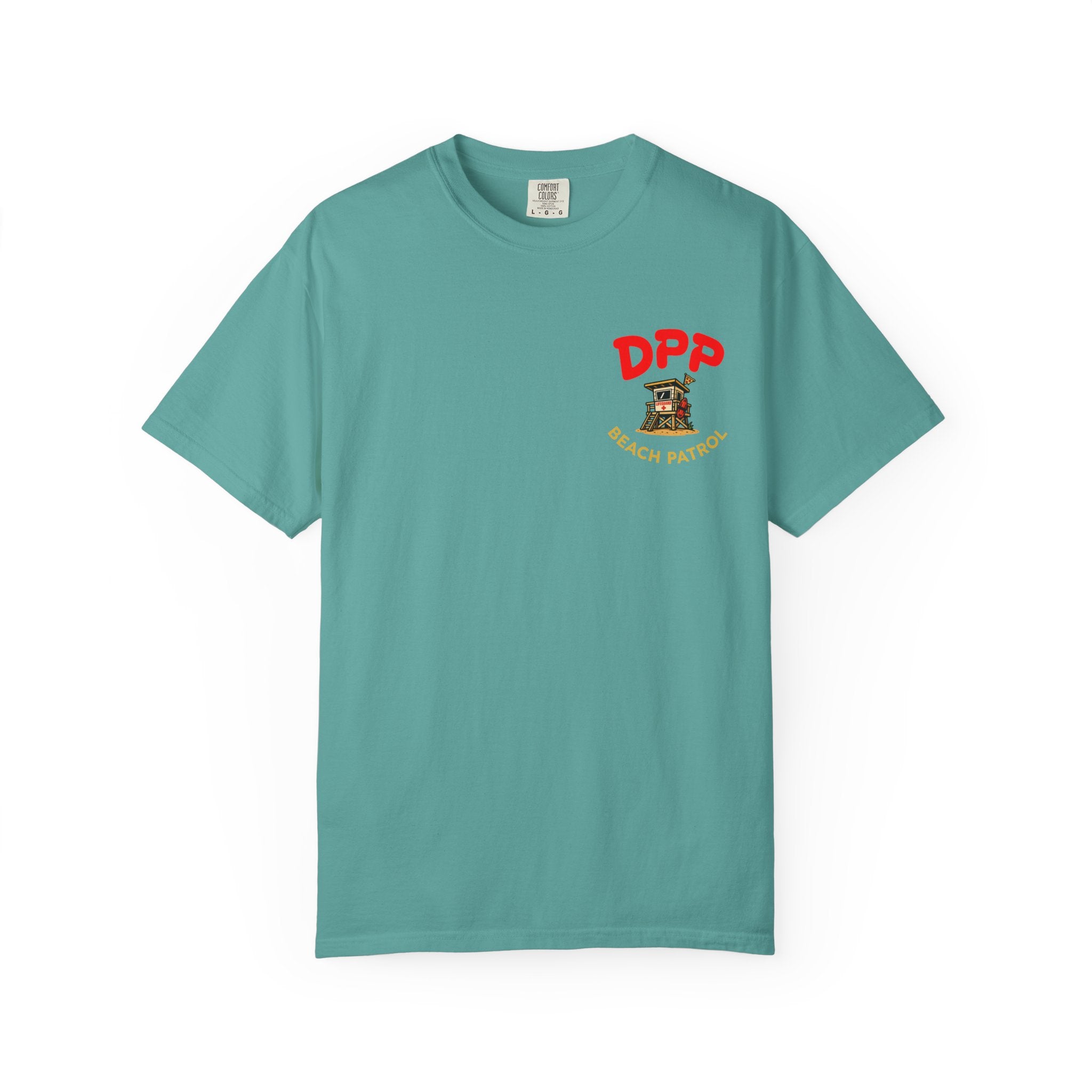Dinosaur Pizza Party Beach Patrol Shirt