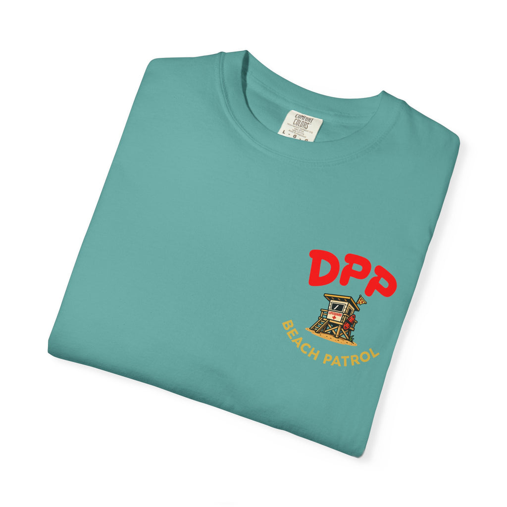 Dinosaur Pizza Party Beach Patrol Shirt