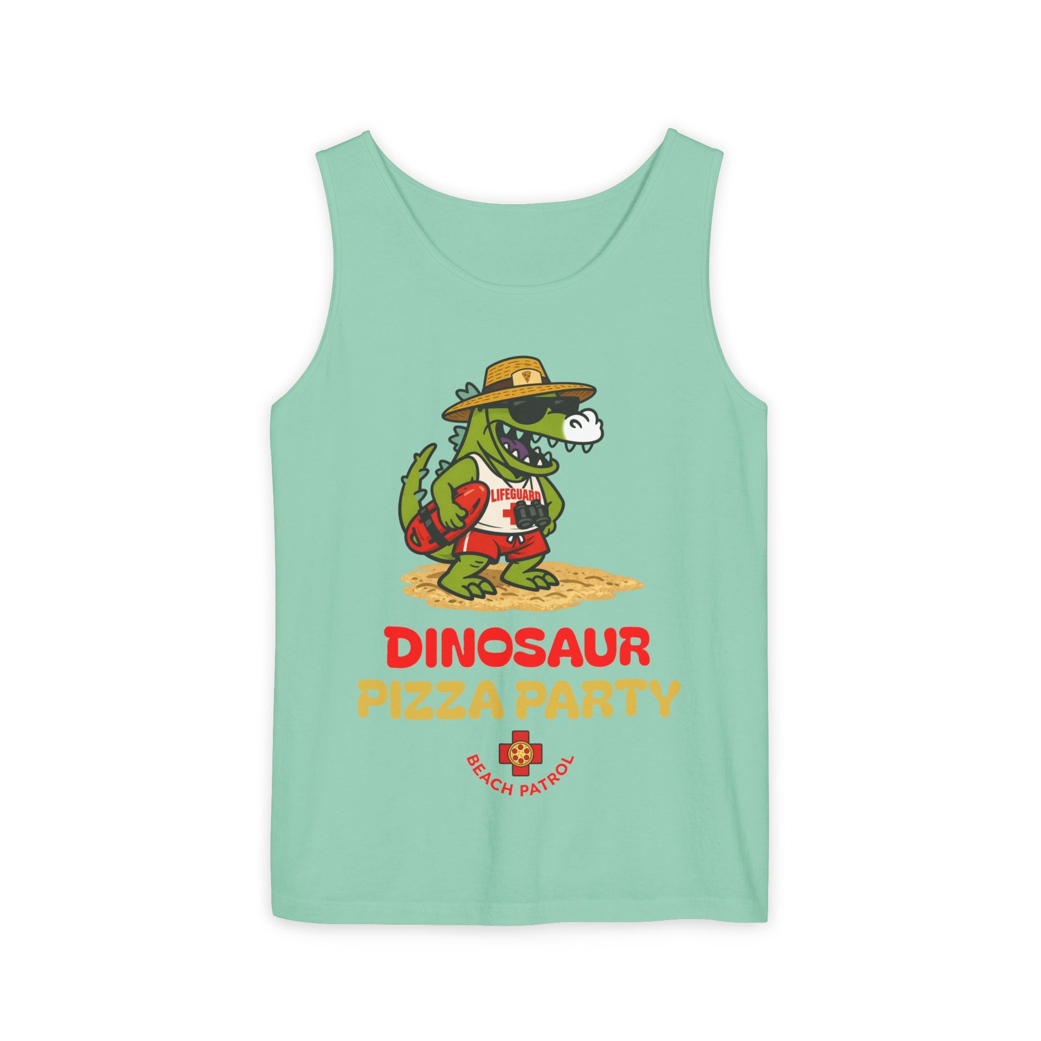 Dinosaur Pizza Party Beach Patrol Tank
