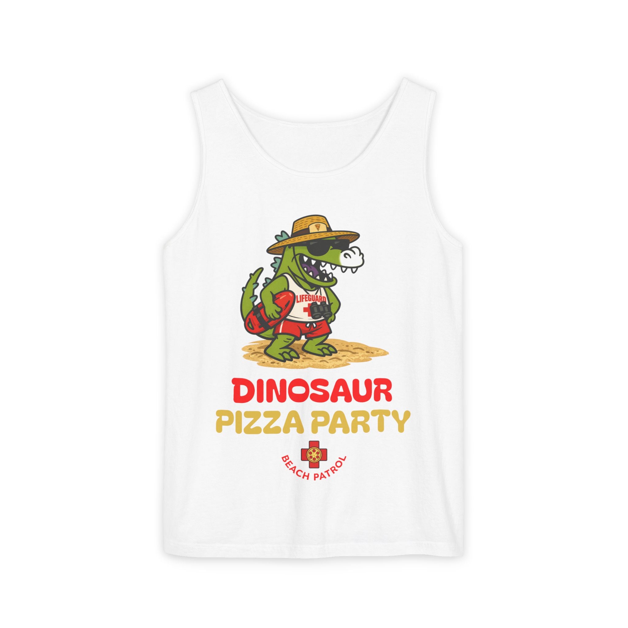 Dinosaur Pizza Party Beach Patrol Tank