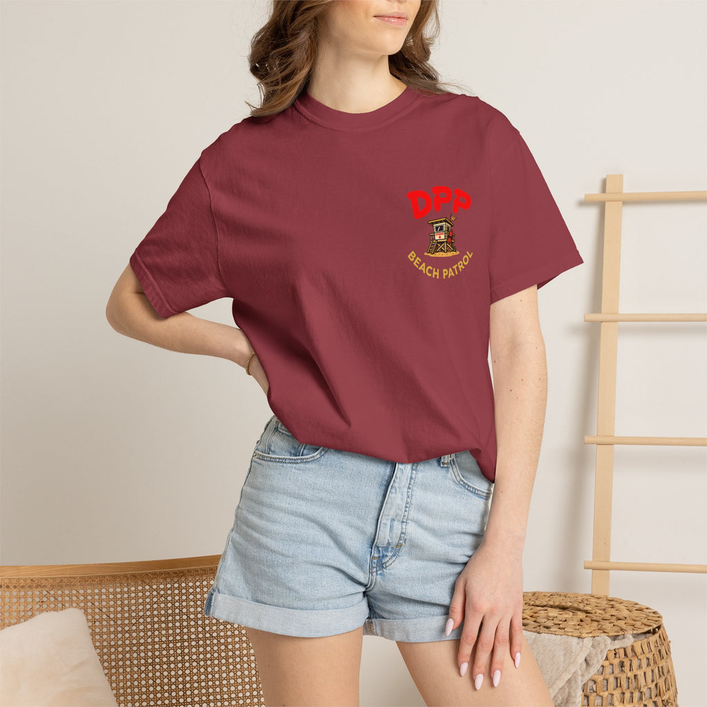 Dinosaur Pizza Party Beach Patrol Shirt